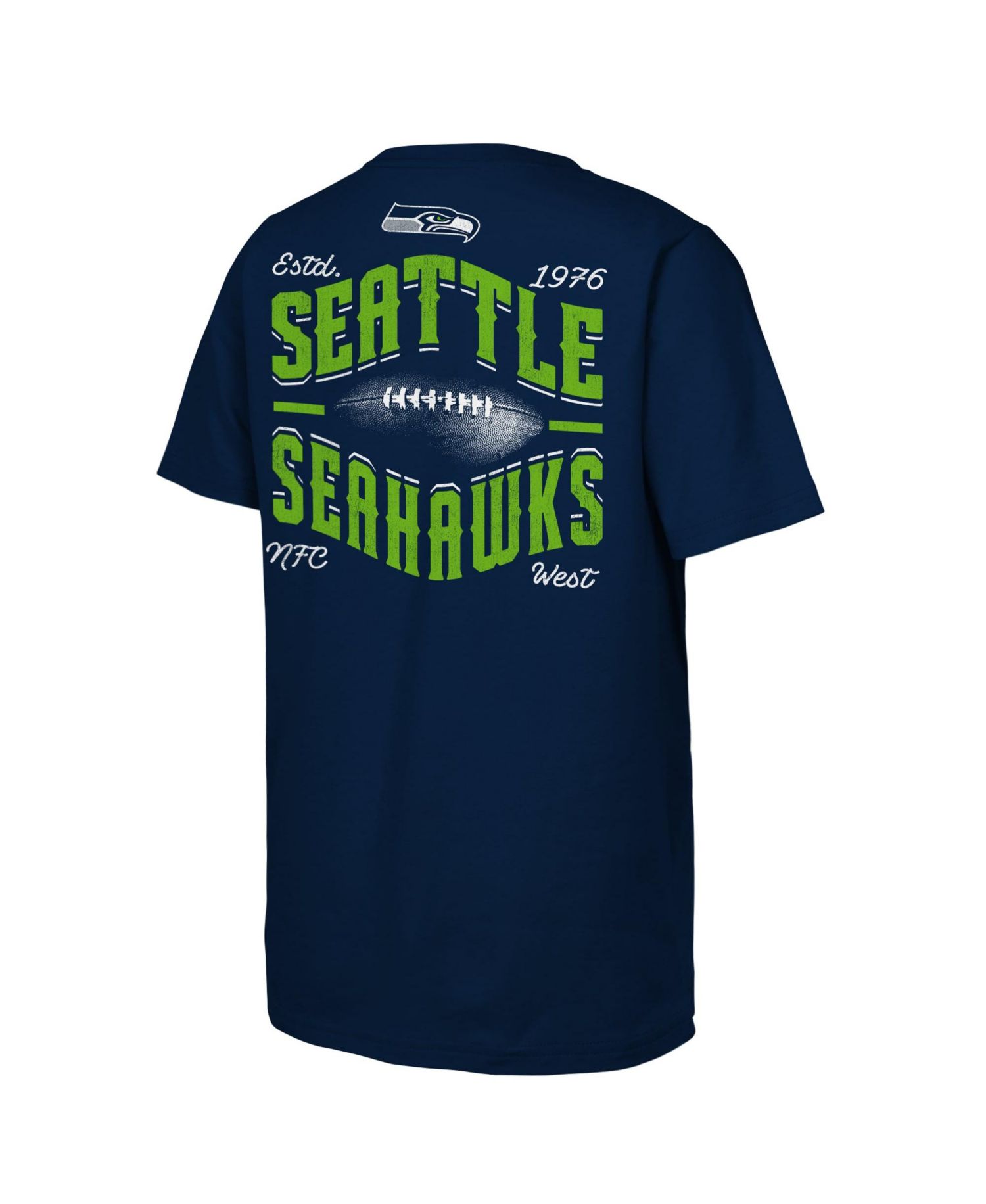 Big Boys and Girls College Navy Seattle Seahawks Top Pick T-Shirt
