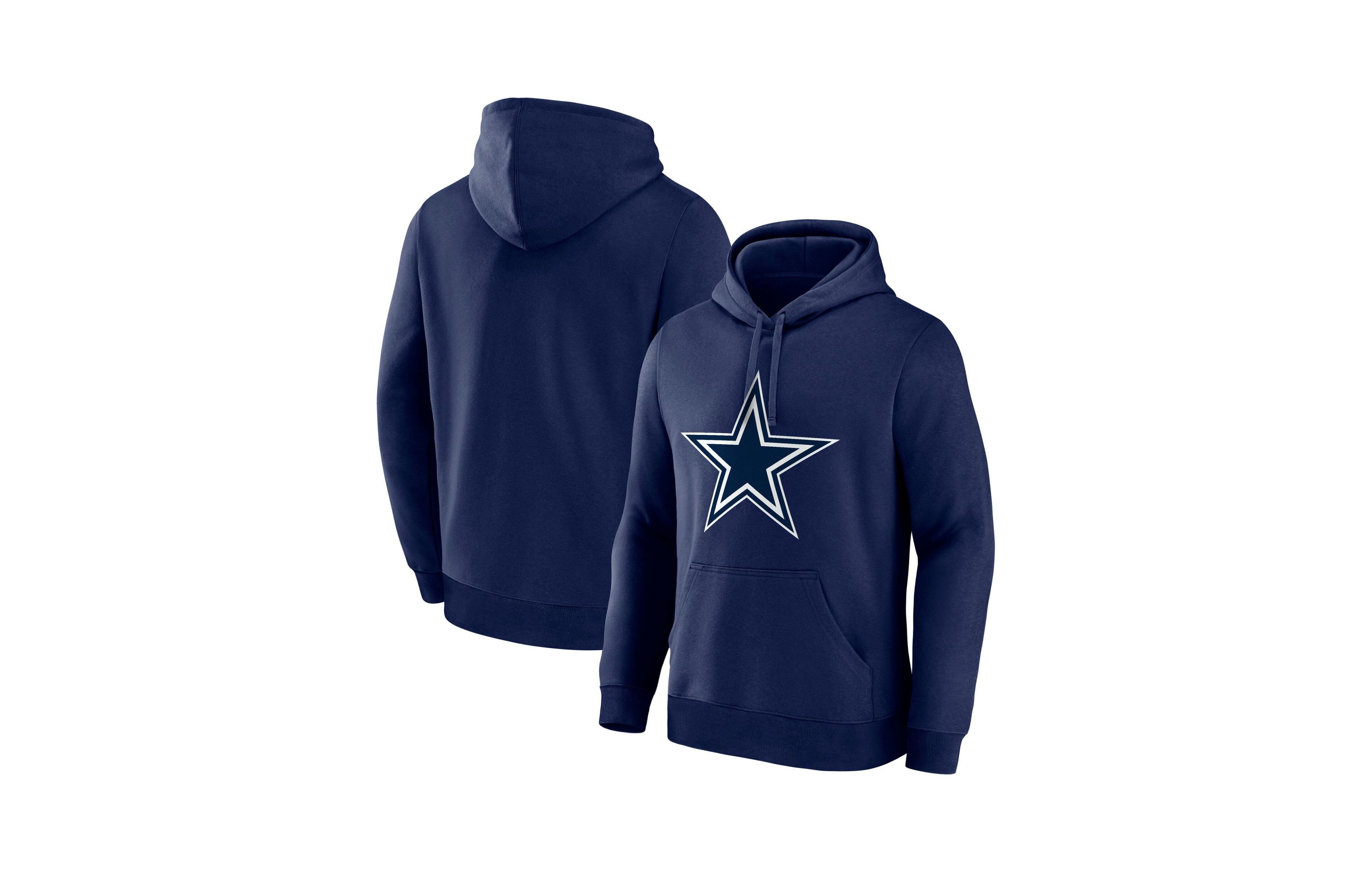 Logo Athletic Men's Navy Dallas Cowboys Primary Hoodie