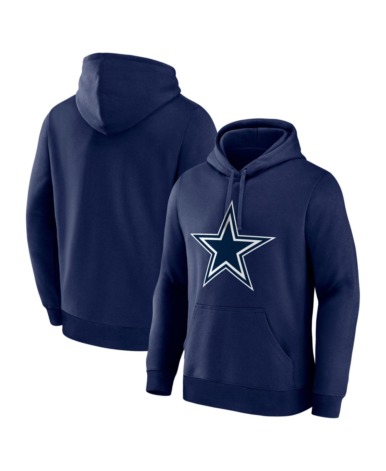 Men's Navy Dallas Cowboys Primary Logo Hoodie
