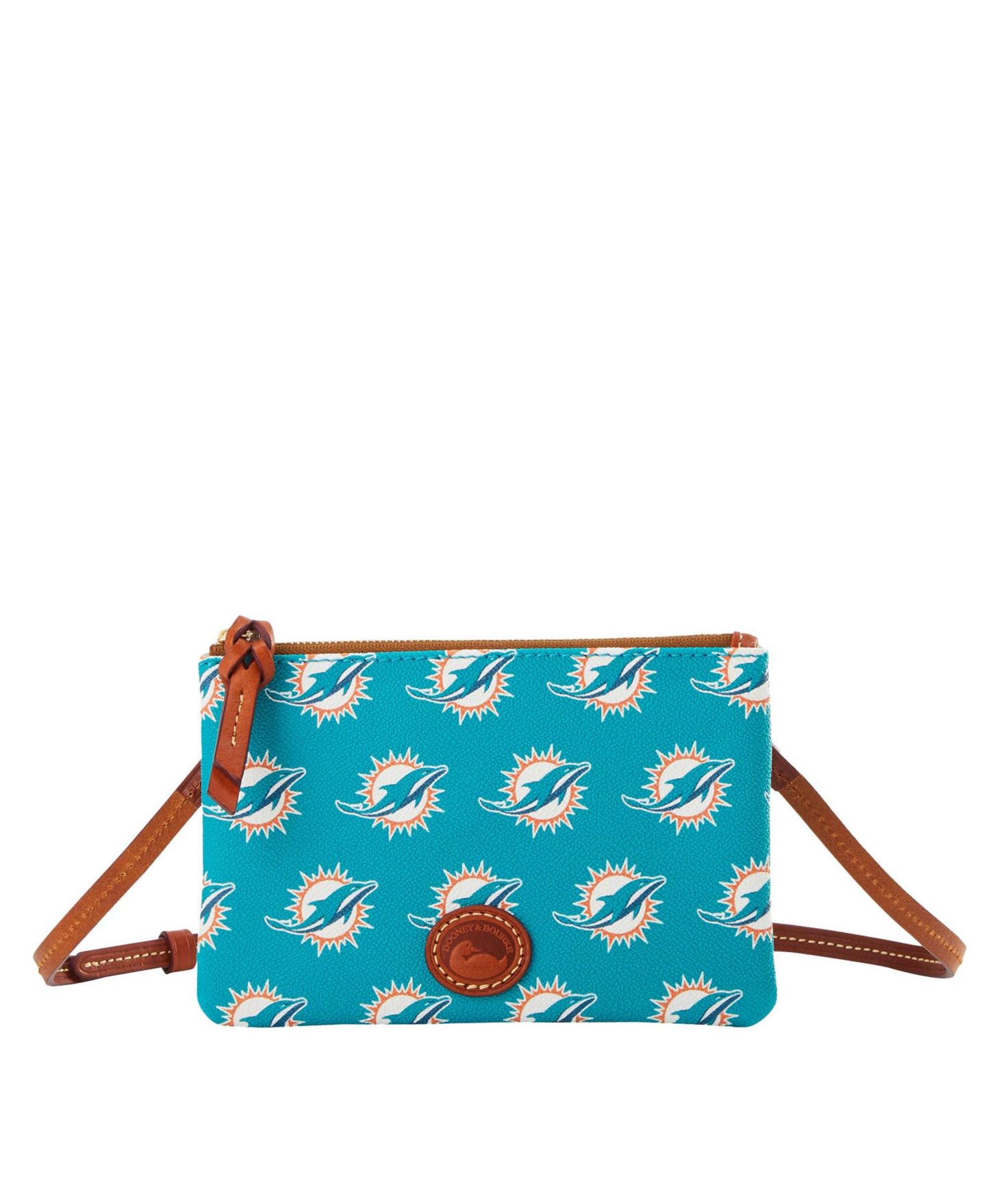Женская сумка Dooney & Bourke Miami Dolphins Top Zip Crossbody — фото 1
