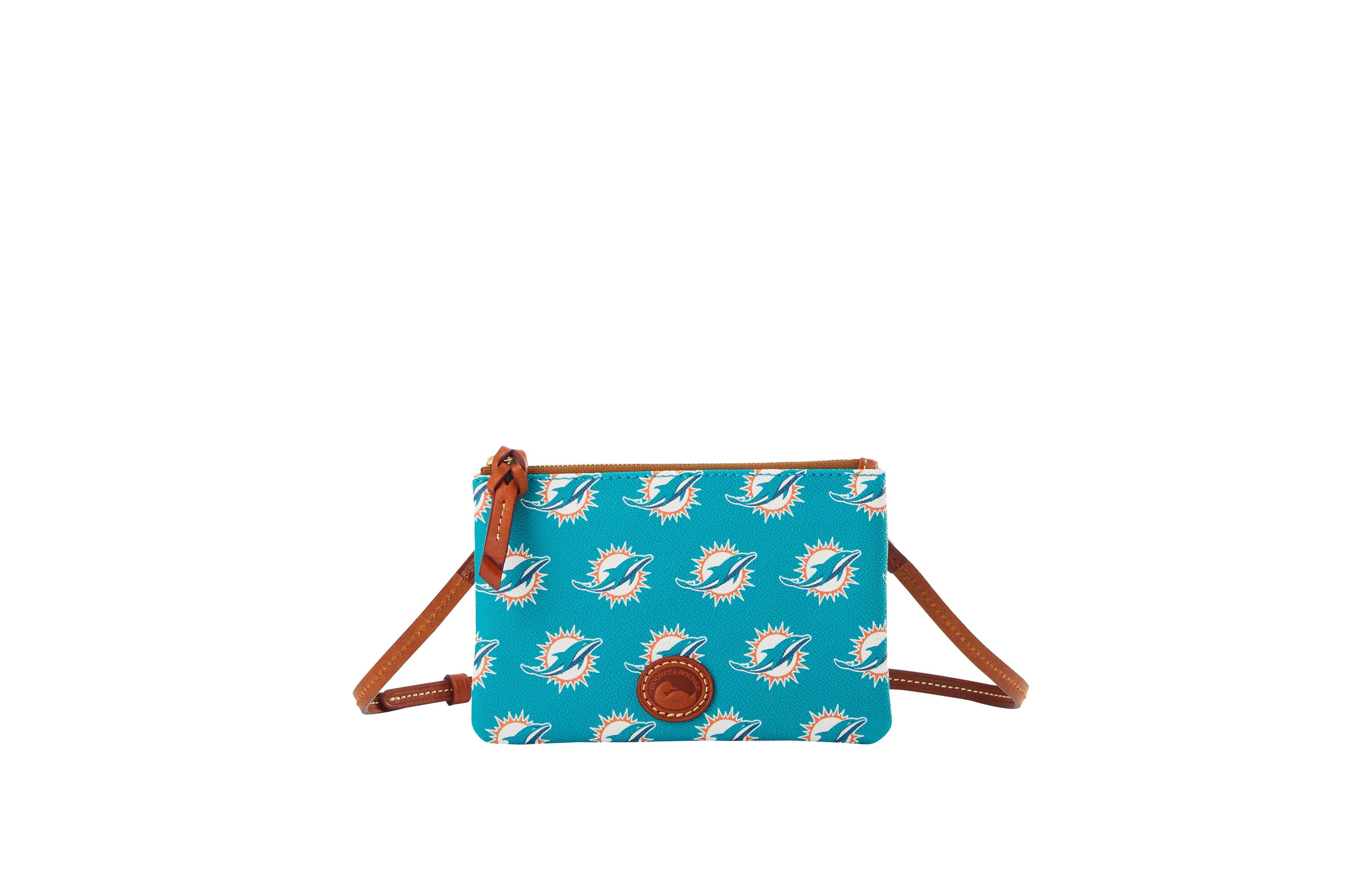 Dooney & Bourke Dooney Bourke Miami Dolphins Top Zip Crossbody Bag