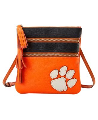 Clemson Tigers Infield Triple Zip Crossbody Purse