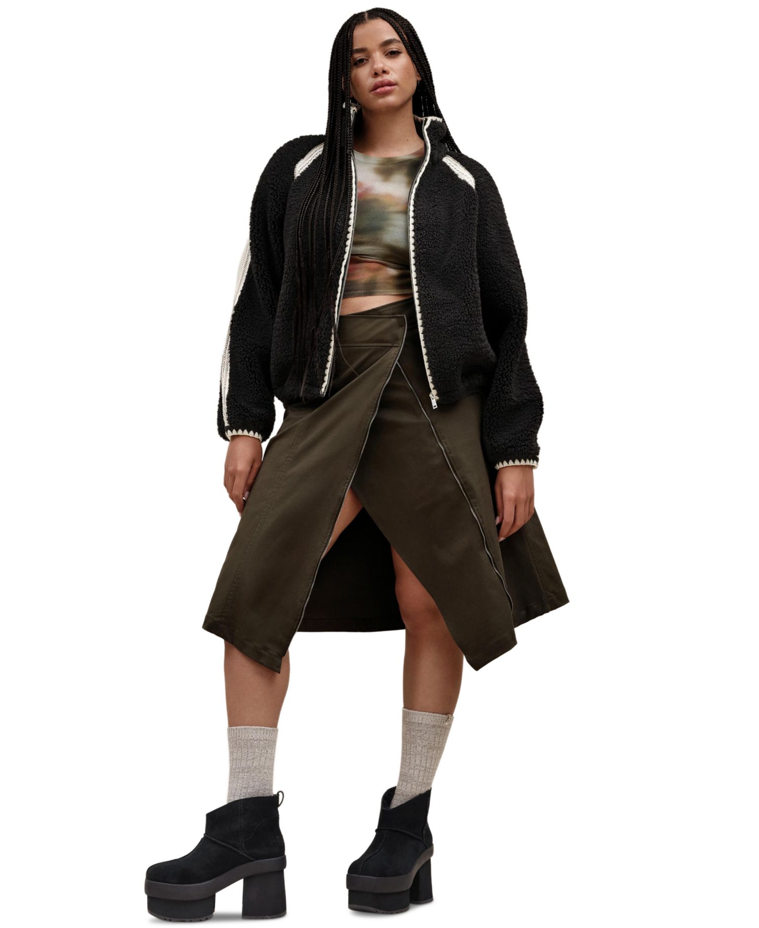 Women's Nikia Crochet Fluff Jacket