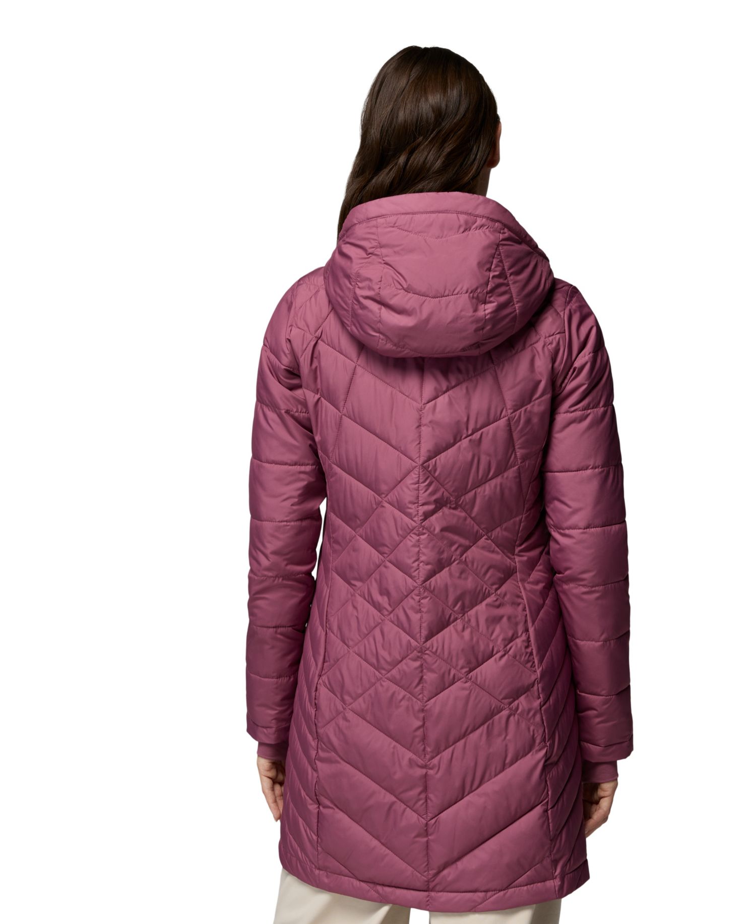 Women's Heavenly Long Hooded Insulated Water-Resistant Jacket
