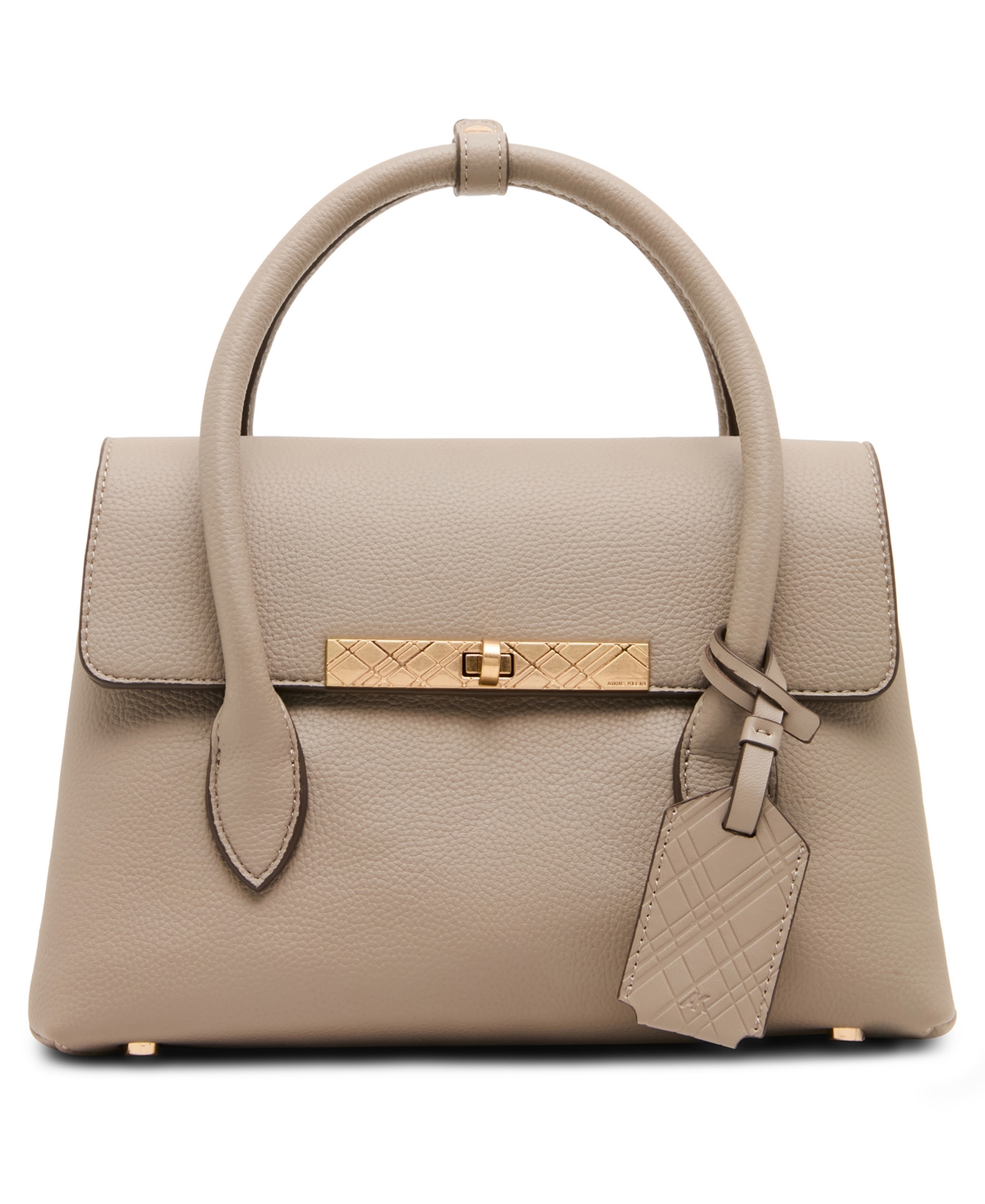 Anne Klein Medium Turn-Lock Convertible Strap Satchel Handbag