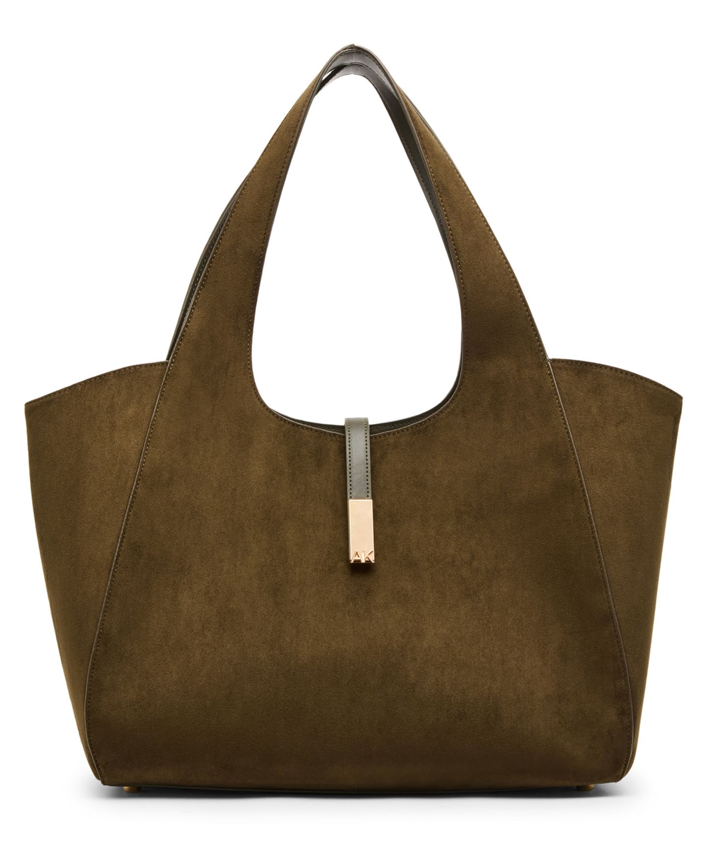 Женская сумка Anne Klein Extra-Large Work Laptop Sleeve Tote, цвет: Зелёный — фото 1