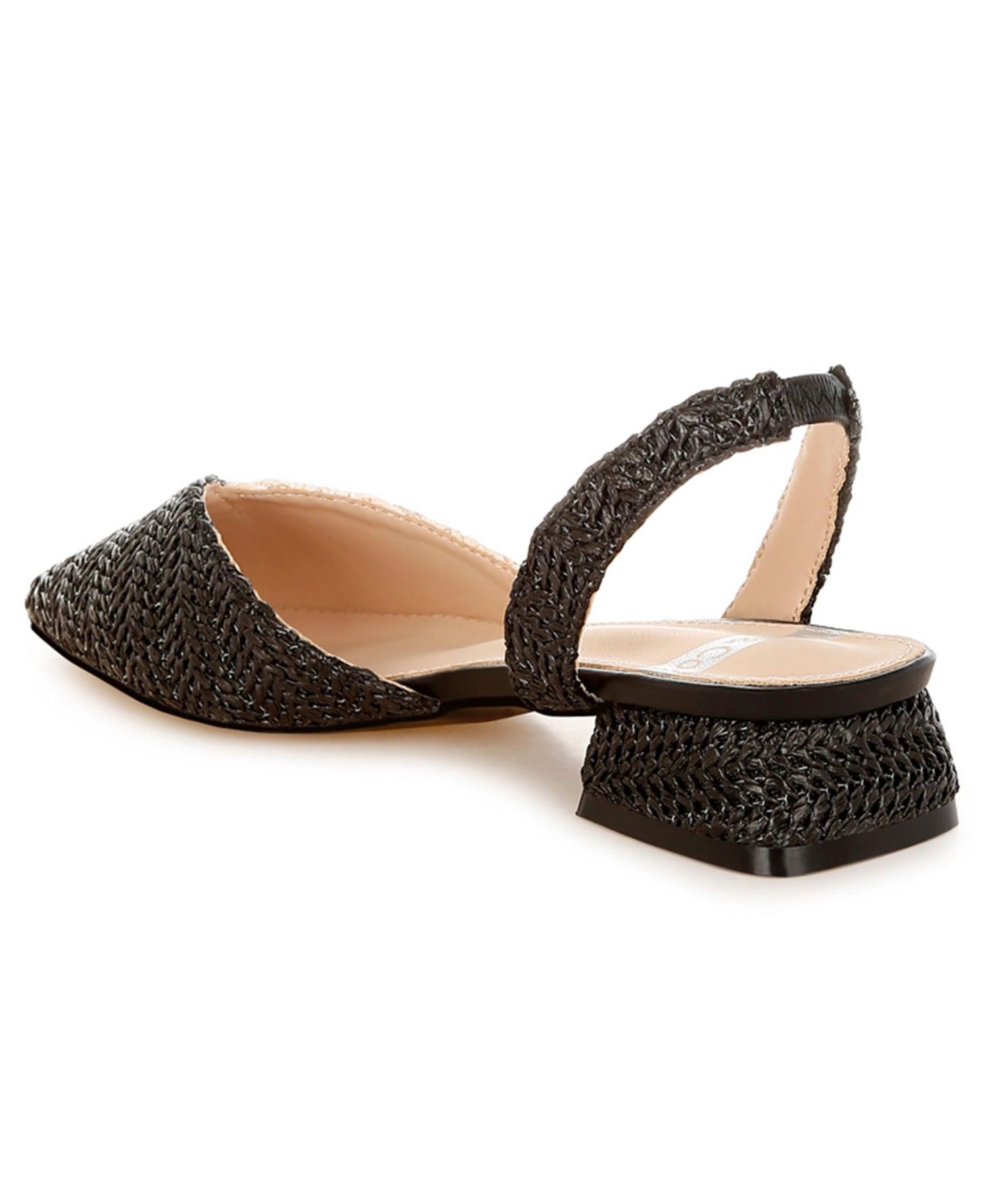 Rag and Co Womens Kinjay Pointy Toe Slingback Sandals