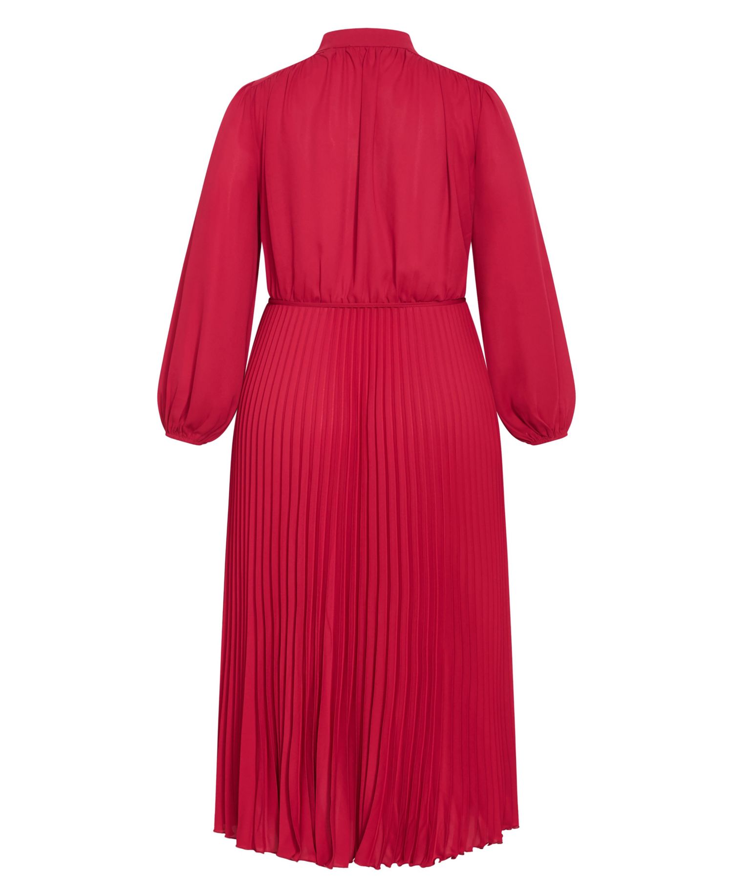 Women's Halle Long Sleeve Pleat Dress