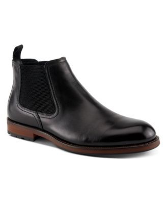Men's Baxter Leather Rubber-Sole Chelsea Boots
