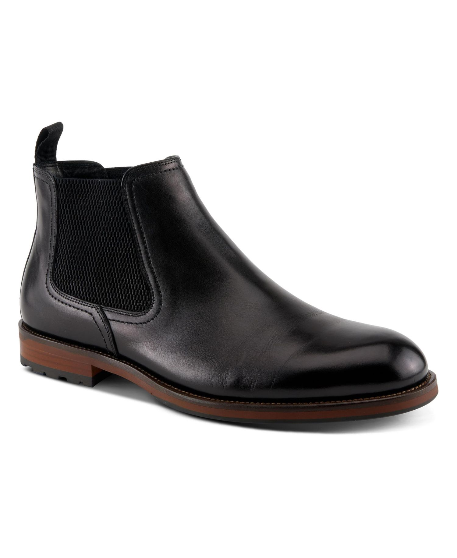 Men's Baxter Leather Rubber-Sole Chelsea Boots