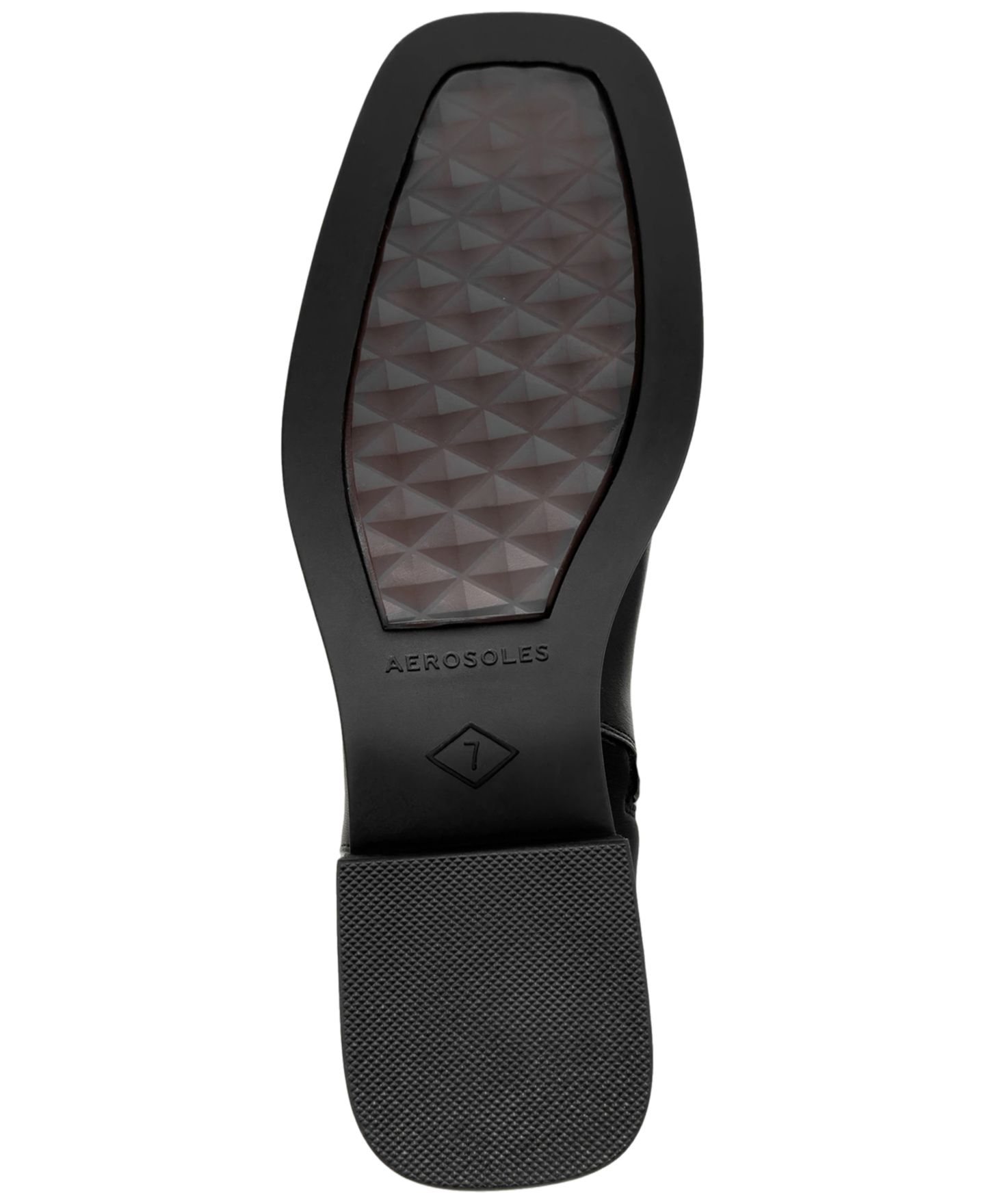 Женские ботинки Aerosoles Wenell Knee-High Square-Toe Comfort, цвет: Чёрная искусственная кожа — фото 5