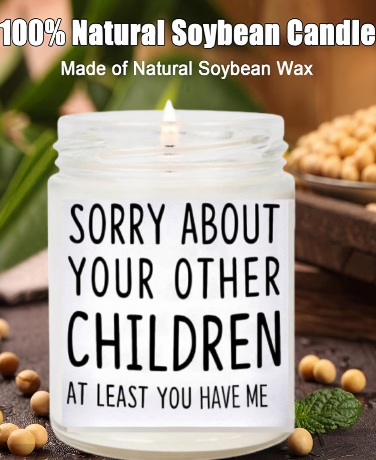 Lovery Funny Candle Gifts, 10oz Vanilla Scented Soy Wax