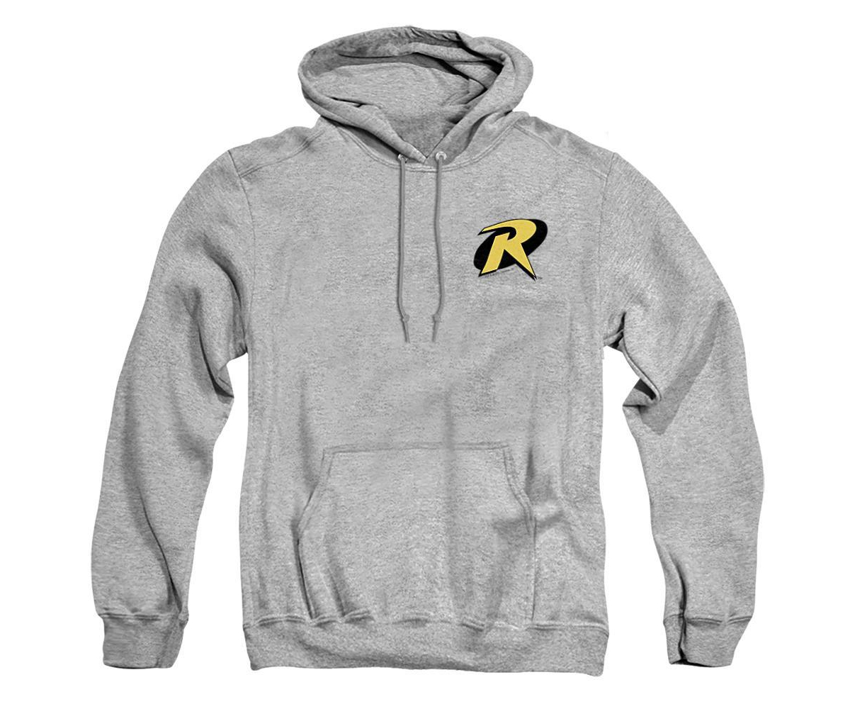 Batman Men's Robin Logo Pull-Over Hoodie - Athletic heather