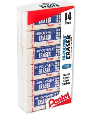 Hi-Polymer Block Eraser Large, 14-pk Box Window 