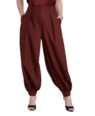Women's Balloon Trouser With Pleats
