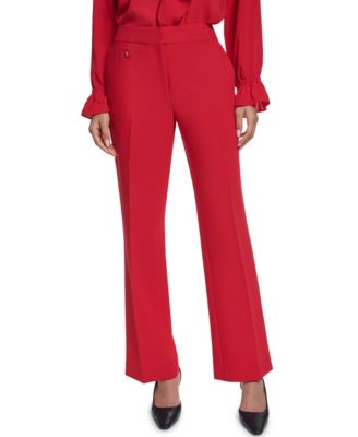 Karl Lagerfeld Paris Womens Flare Trousers