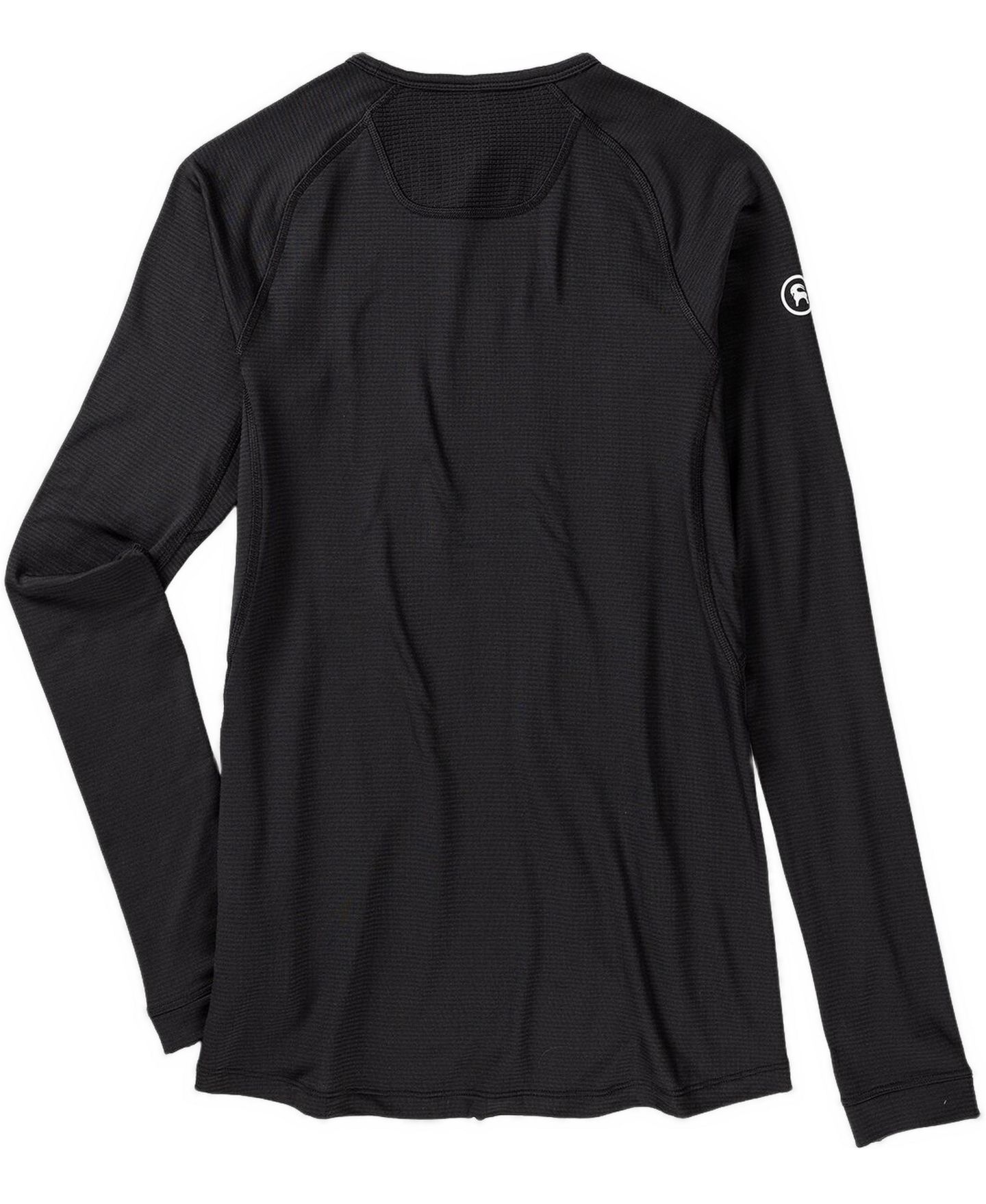 Женский топ Backcountry Pines Ultralight Crewneck Base Layer, цвет: Чёрный — фото 2
