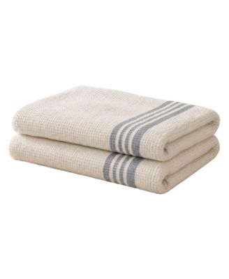 Millstreet Waffle Cotton 2-Piece Towel Set