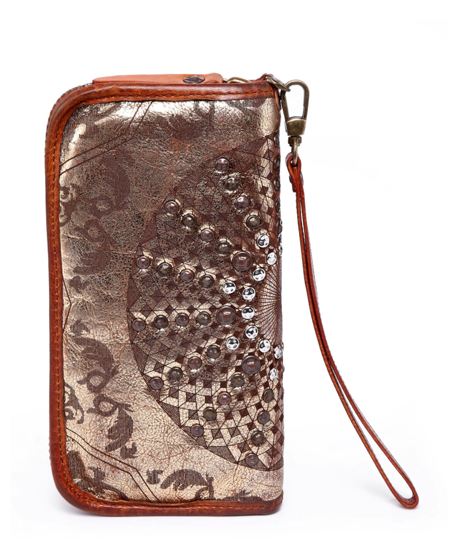 Mola Leather Clutch