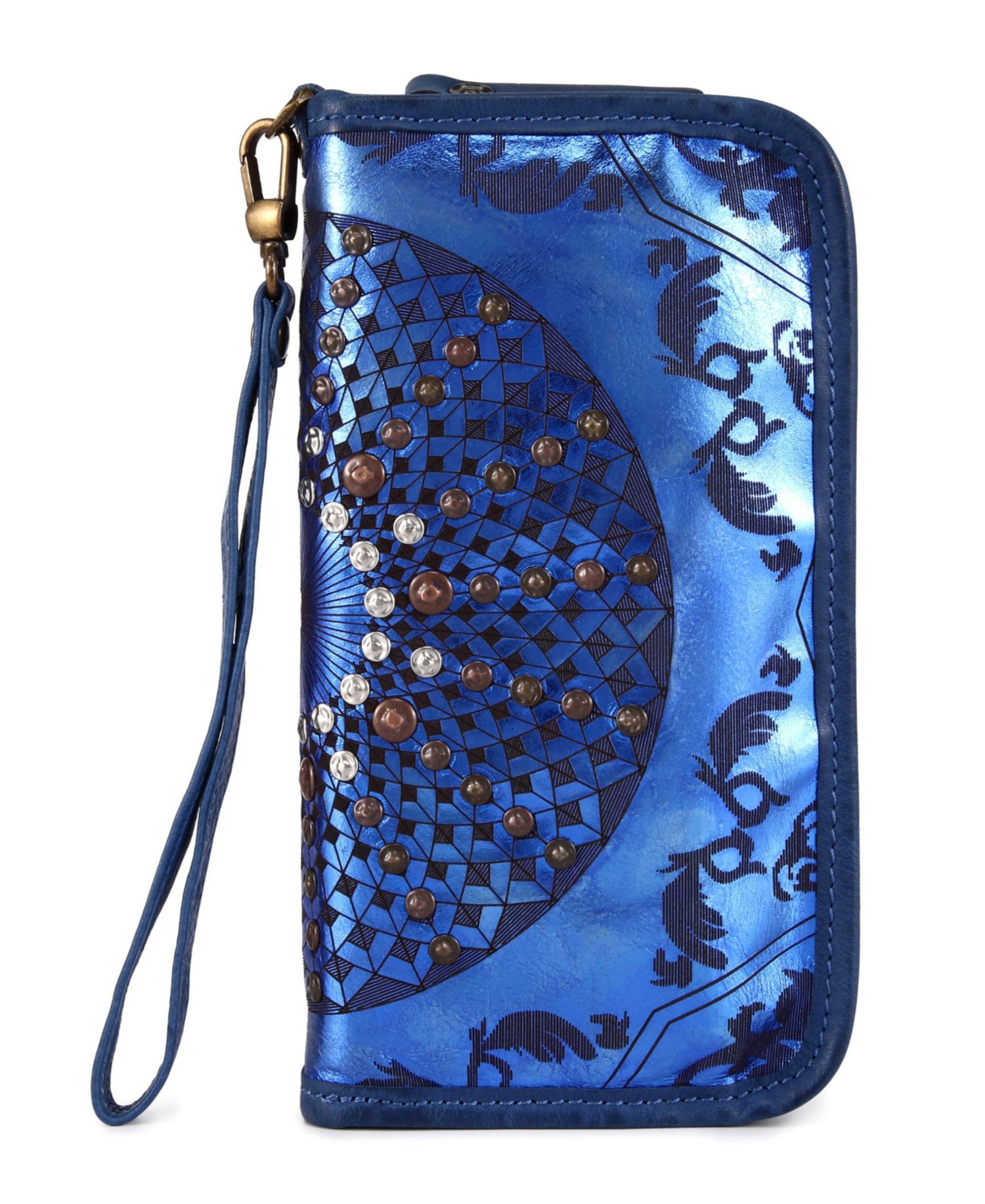 Mola Leather Clutch