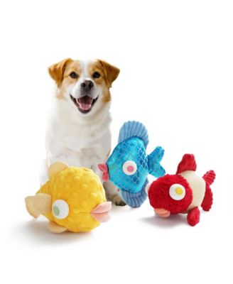 5 Pack Squeaky Stuffed Dog Toys Durable Critter Zoo For All Dogs