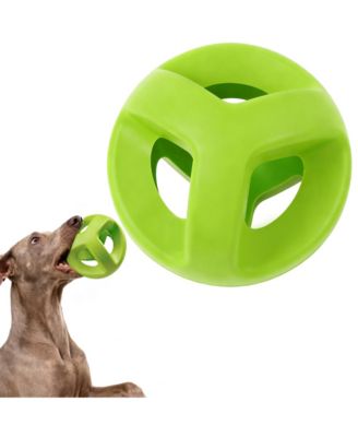 Durable Natural Rubber Dog Chew Balls For Aggressive Chewers Interactive Fetch Tug Of War For Large Dogs