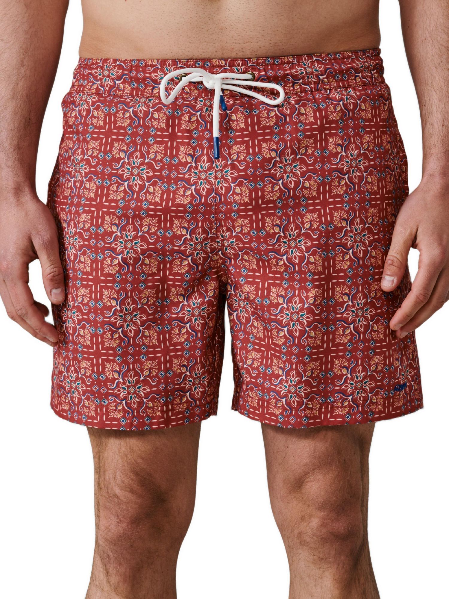 Men's Bardney Embroidered Logo Swim Shorts