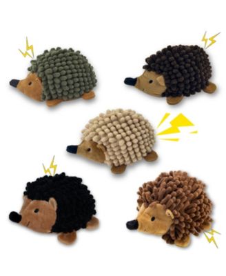in 1 No Stuffing Hedgehog Dog Squeaky Ball Chew Toy Interactive Play