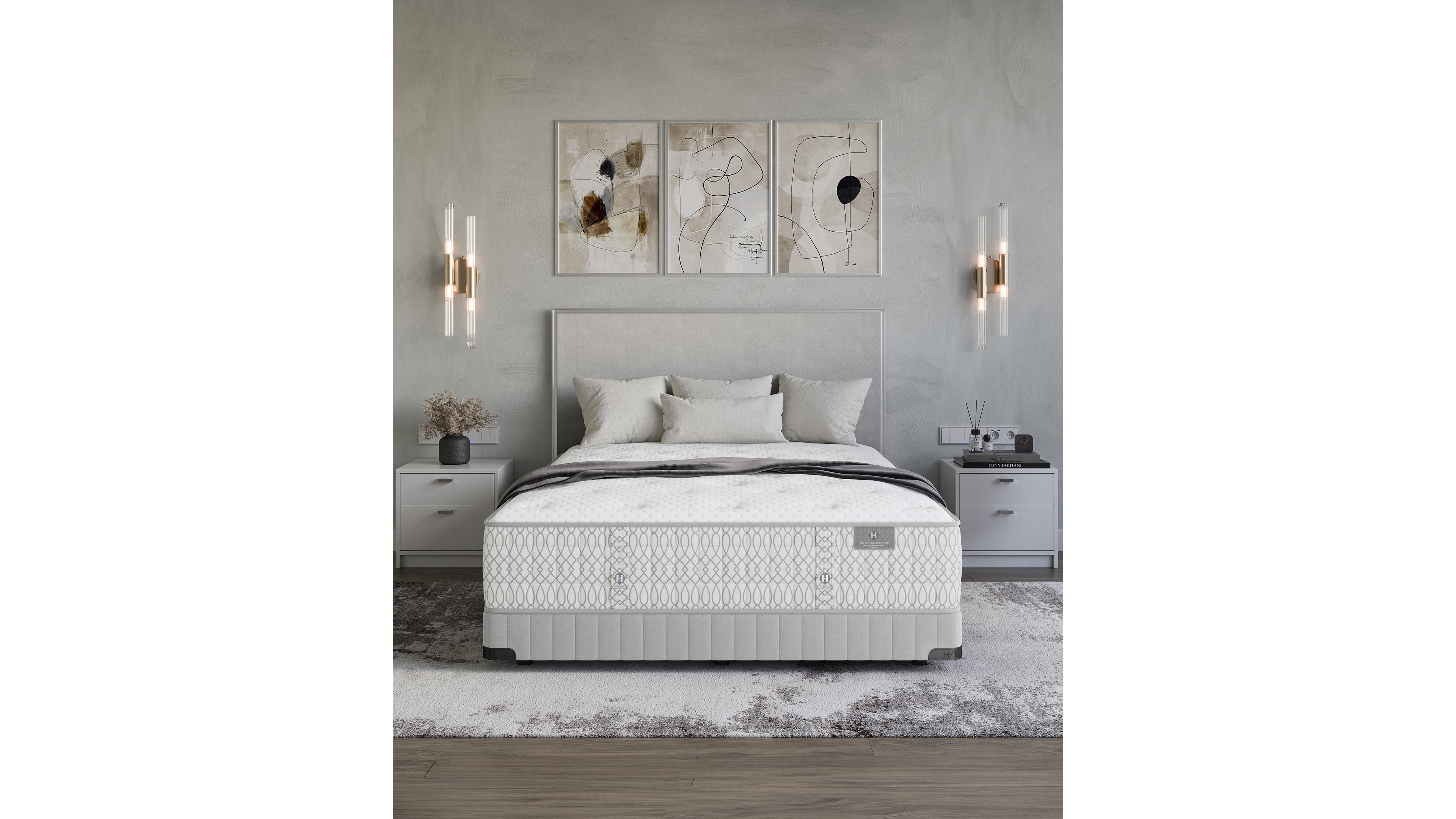 Hotel Collection by Aireloom 13.5" Streamline Luxury Firm Mattress Set, Full