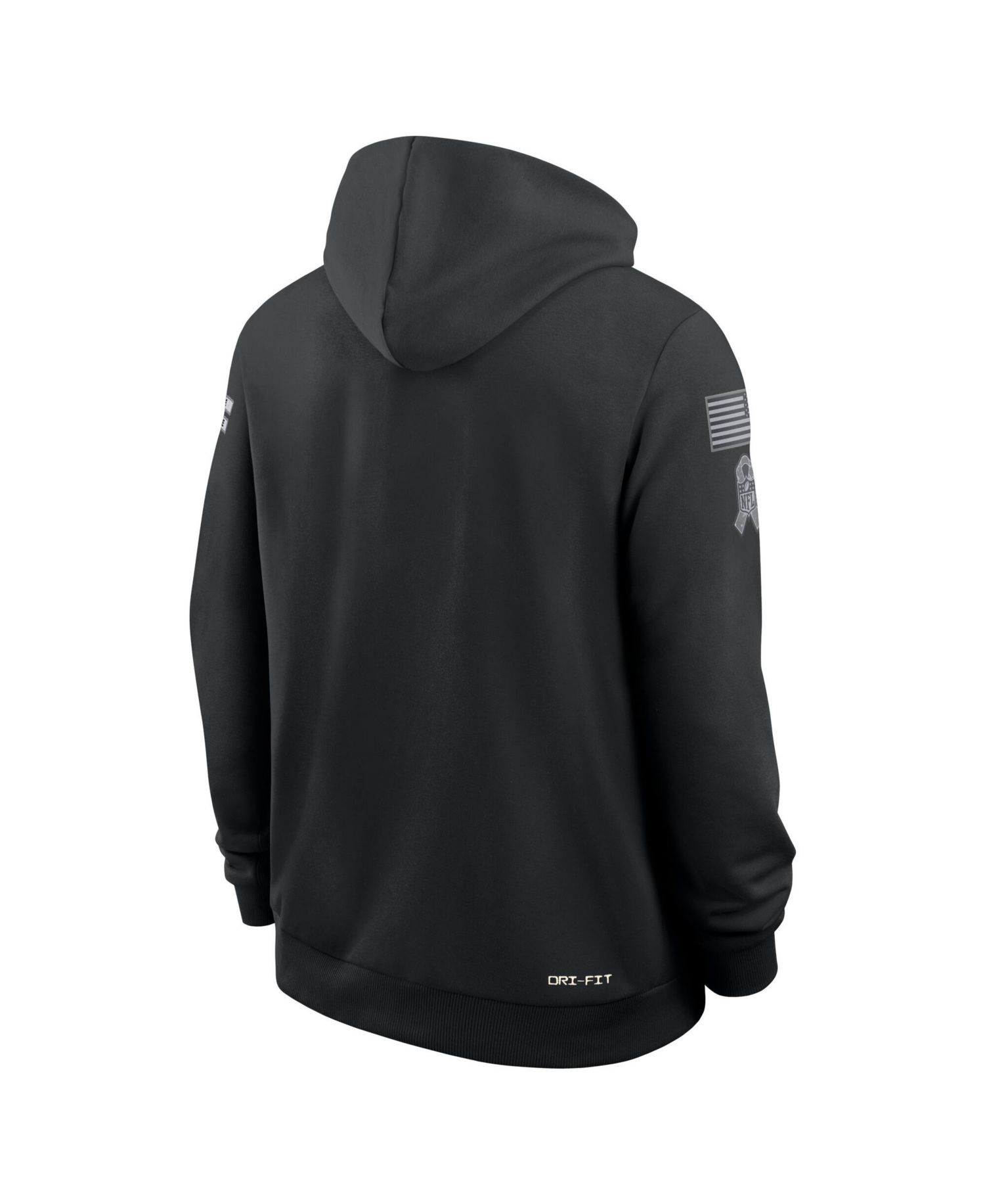 Men's Black Kansas City Chiefs 2026 Salute to Service Sideline Pullover Hoodie