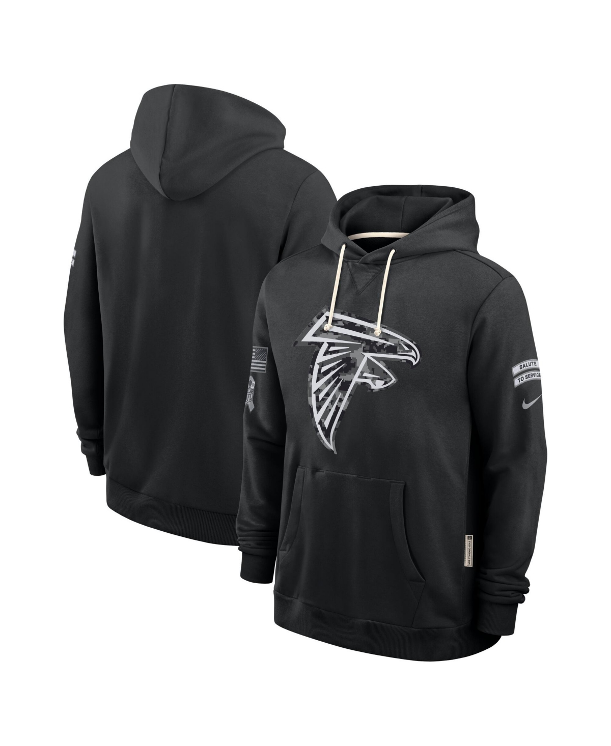 Nike Men's Black Atlanta Falcons Sideline Pullover Hoodie