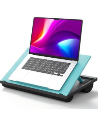 Lap Desk Laptop Stand Adjustable 8 Angles Dual Cushion Sofa Bed Car Work Table