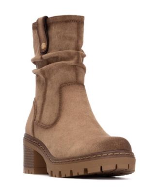Women's Suede Ankle Booties Refresh Collection By XTI