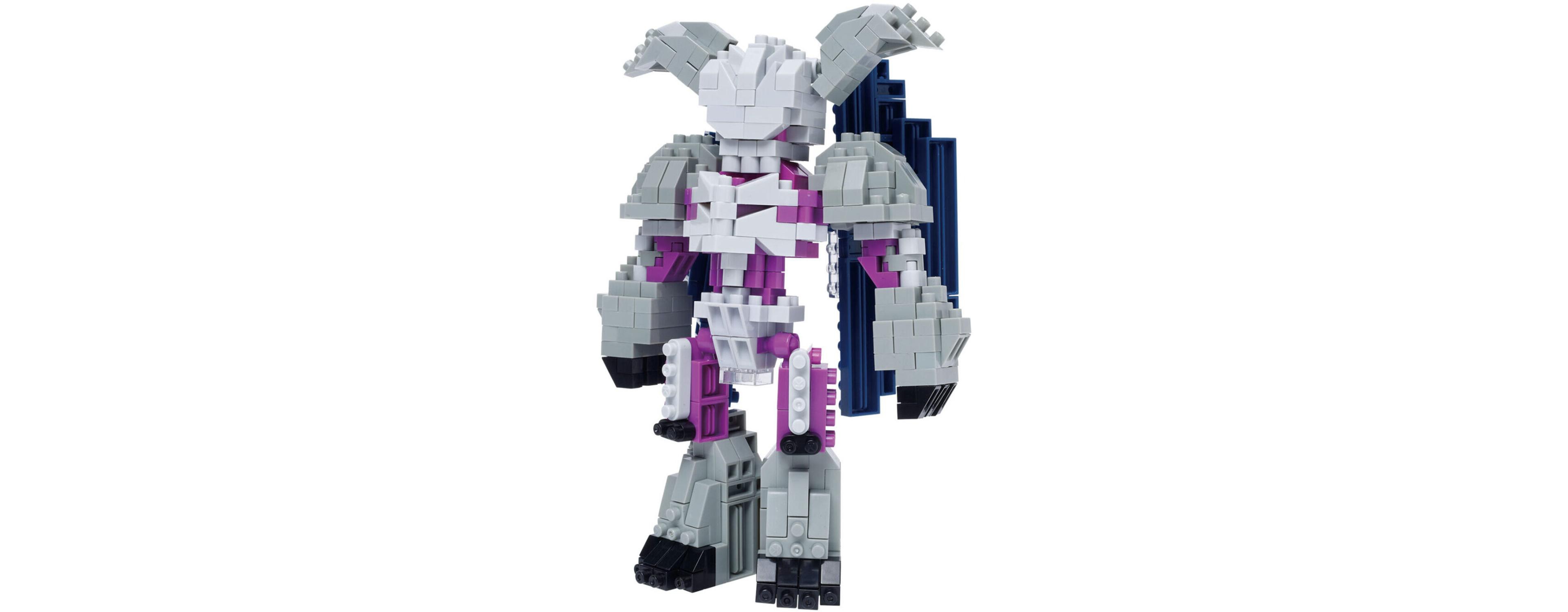 Bandai Yu-Gi-Oh! Duel Monsters Nanoblock Summoned Skull 410-Piece Building Set, Ages 12+