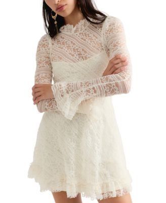 Women's White A-Line Dresses