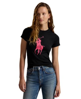 Women's Pink Pony Crewneck T-Shirt