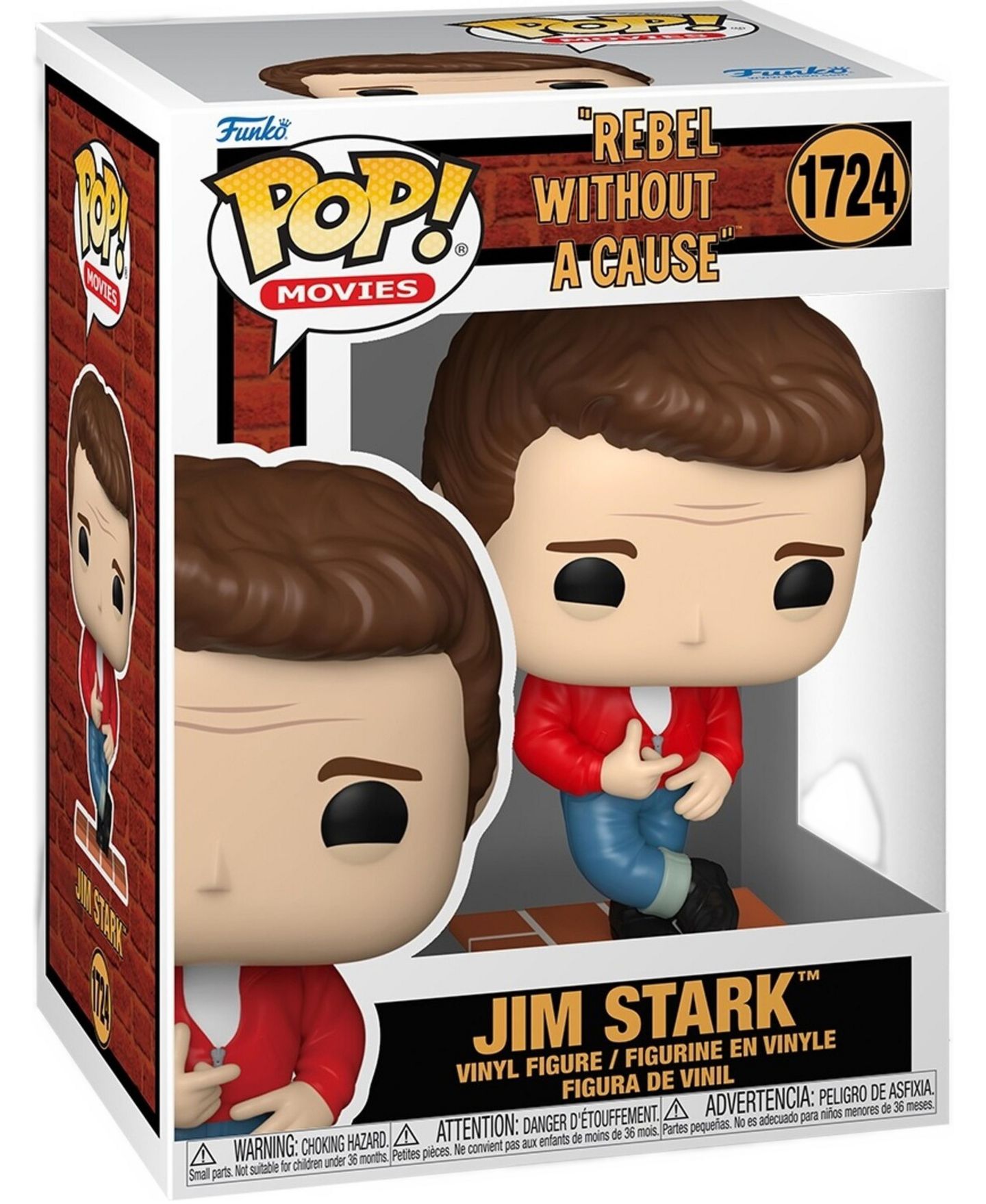 Детская фигурка Funko Pop! Rebel Without a Cause Jim Stark 3.55" Vinyl, от 3 лет, цвет: Open Miscellaneous — фото 2