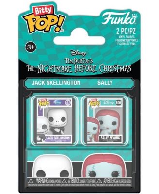 Bitty Pop! The Nightmare Before Christmas Jack and Sally 2-Piece Action Figure, Ages 3+