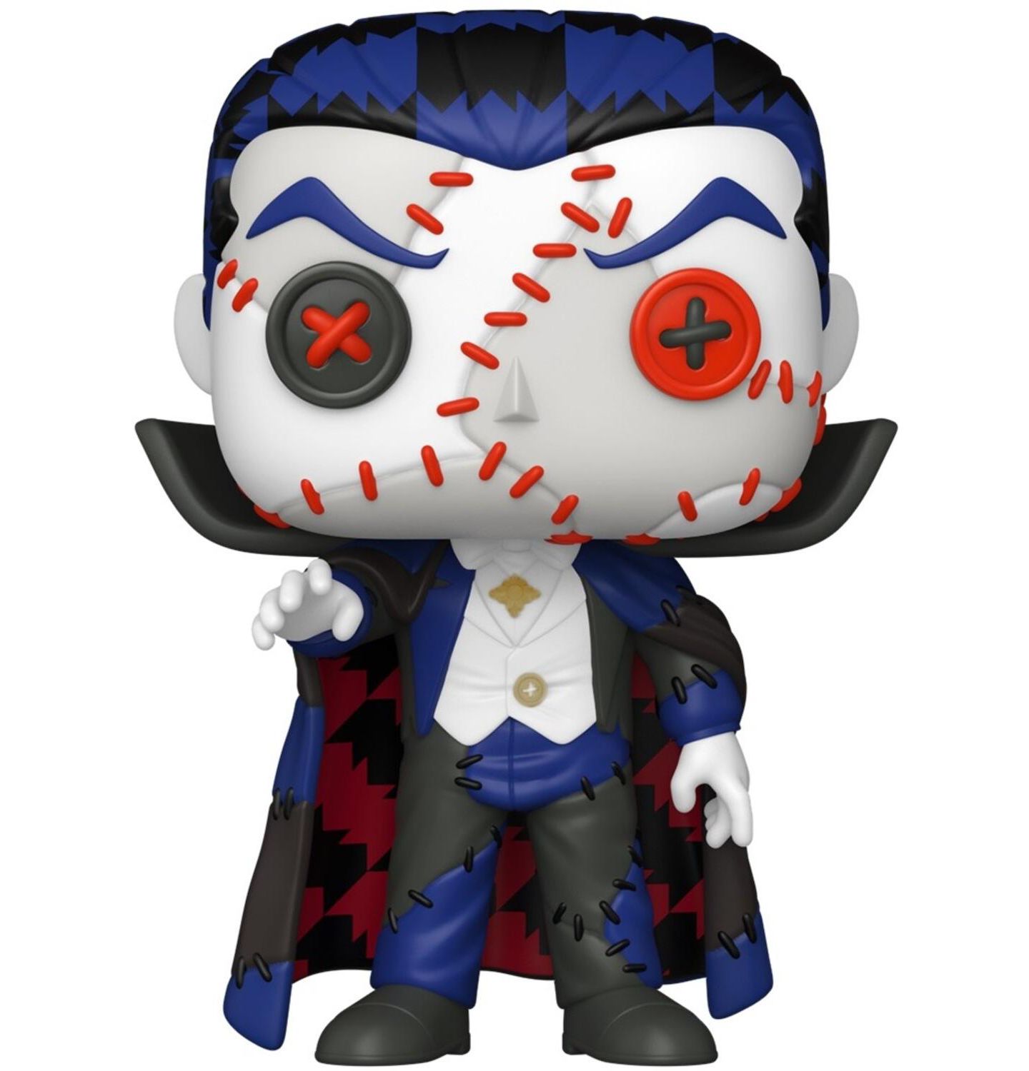 Детская фигурка Funko Pop! Universal Monsters Patchwork Dracula Vinyl, от 5 лет, цвет: Open Miscellaneous — фото 1