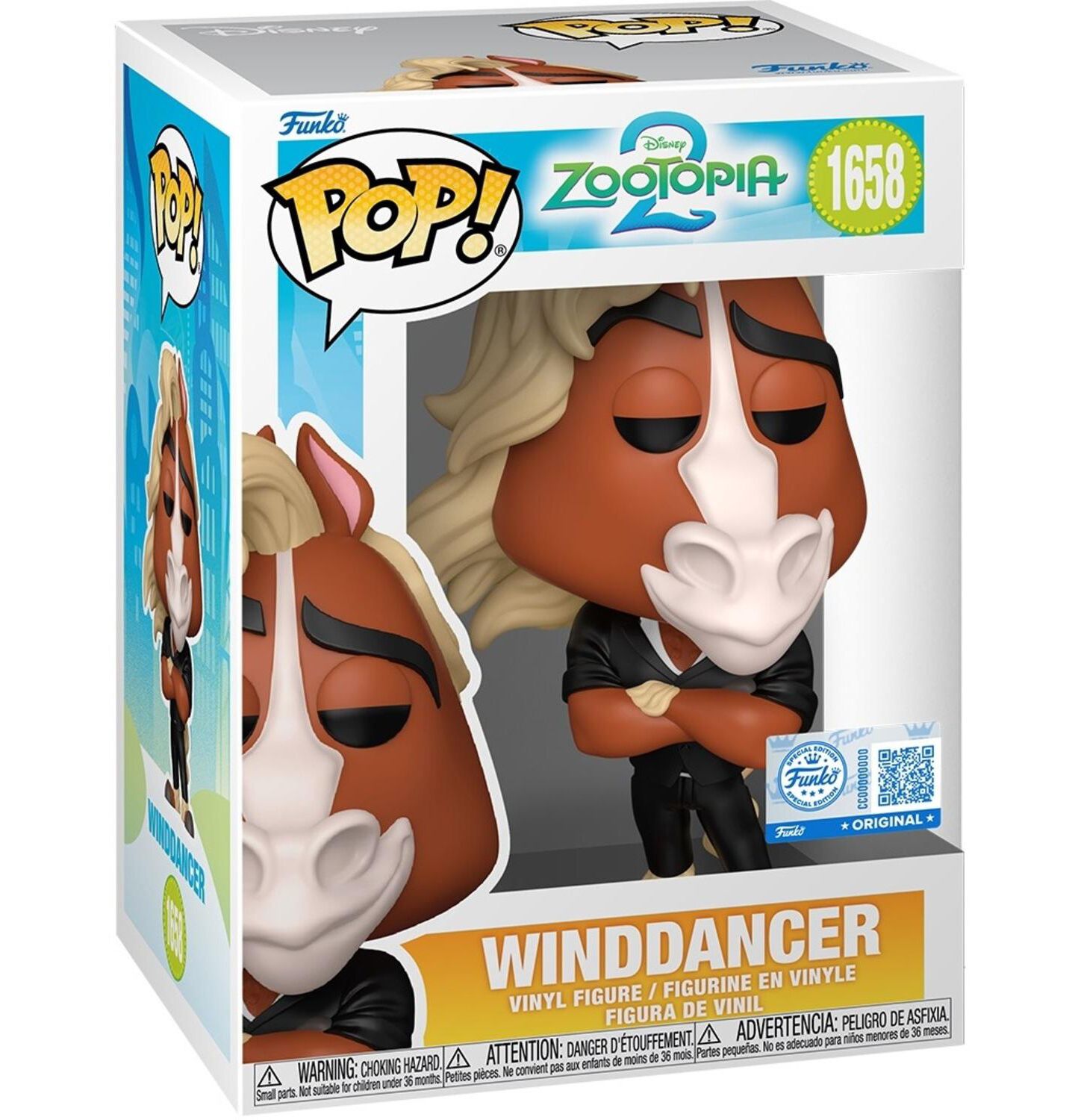 Коллекционная виниловая фигурка Funko Pop! Disney Zootopia 2 Winddancer — фото 3