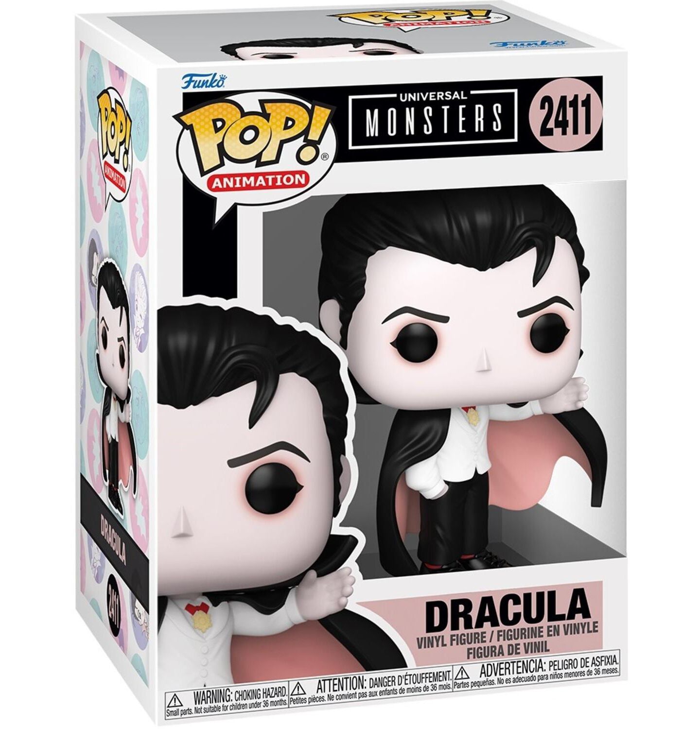 Виниловая фигурка Funko Pop! Universal Monsters Dracula в стиле аниме, от 3 лет — фото 3
