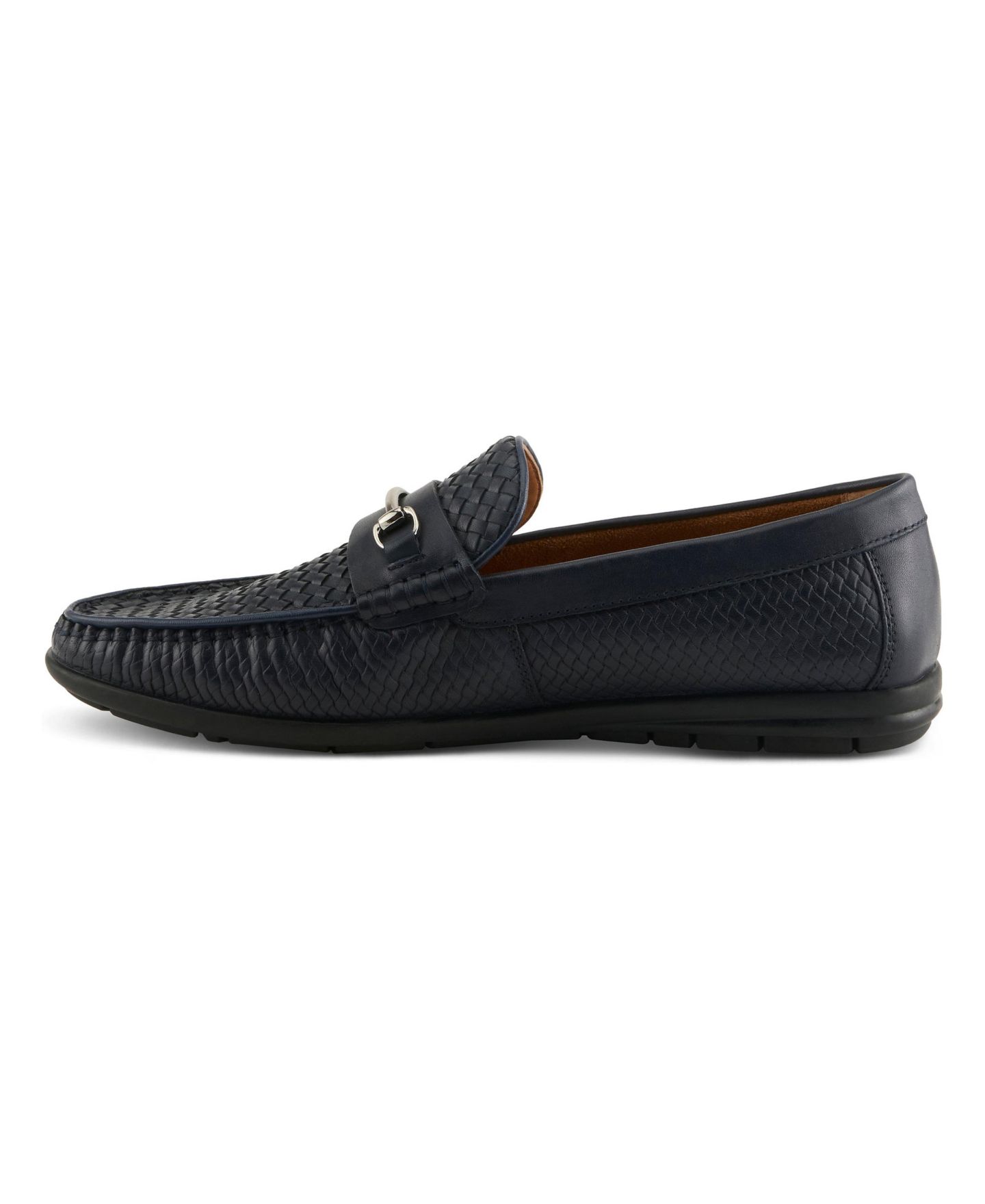 Мужские туфли Spring Step Deckard Woven Leather Round Toe, цвет: Чёрный — фото 2