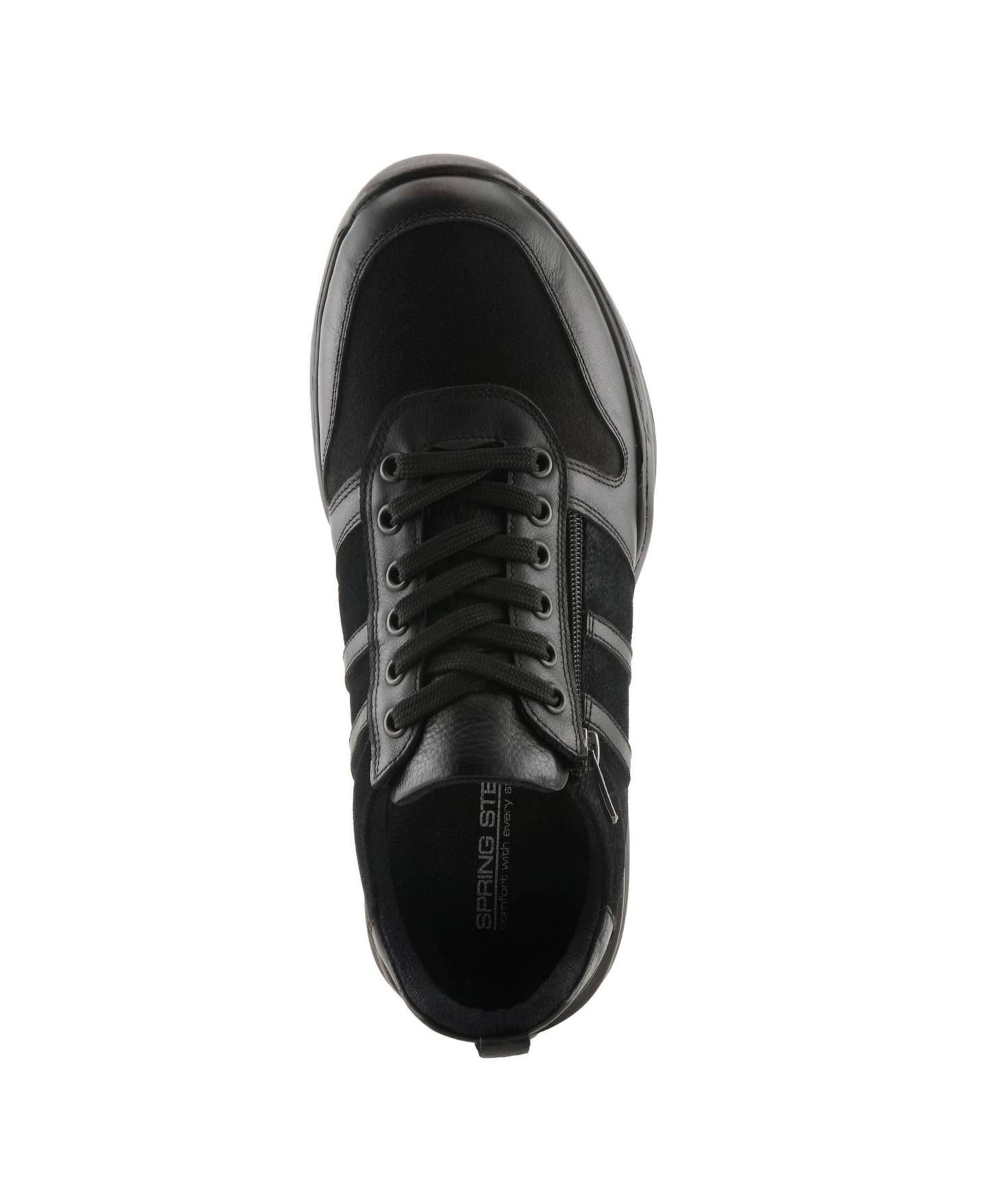 Мужские кроссовки Spring Step Melvin Low-Top Suede, цвет: Чёрный разноцветный — фото 4