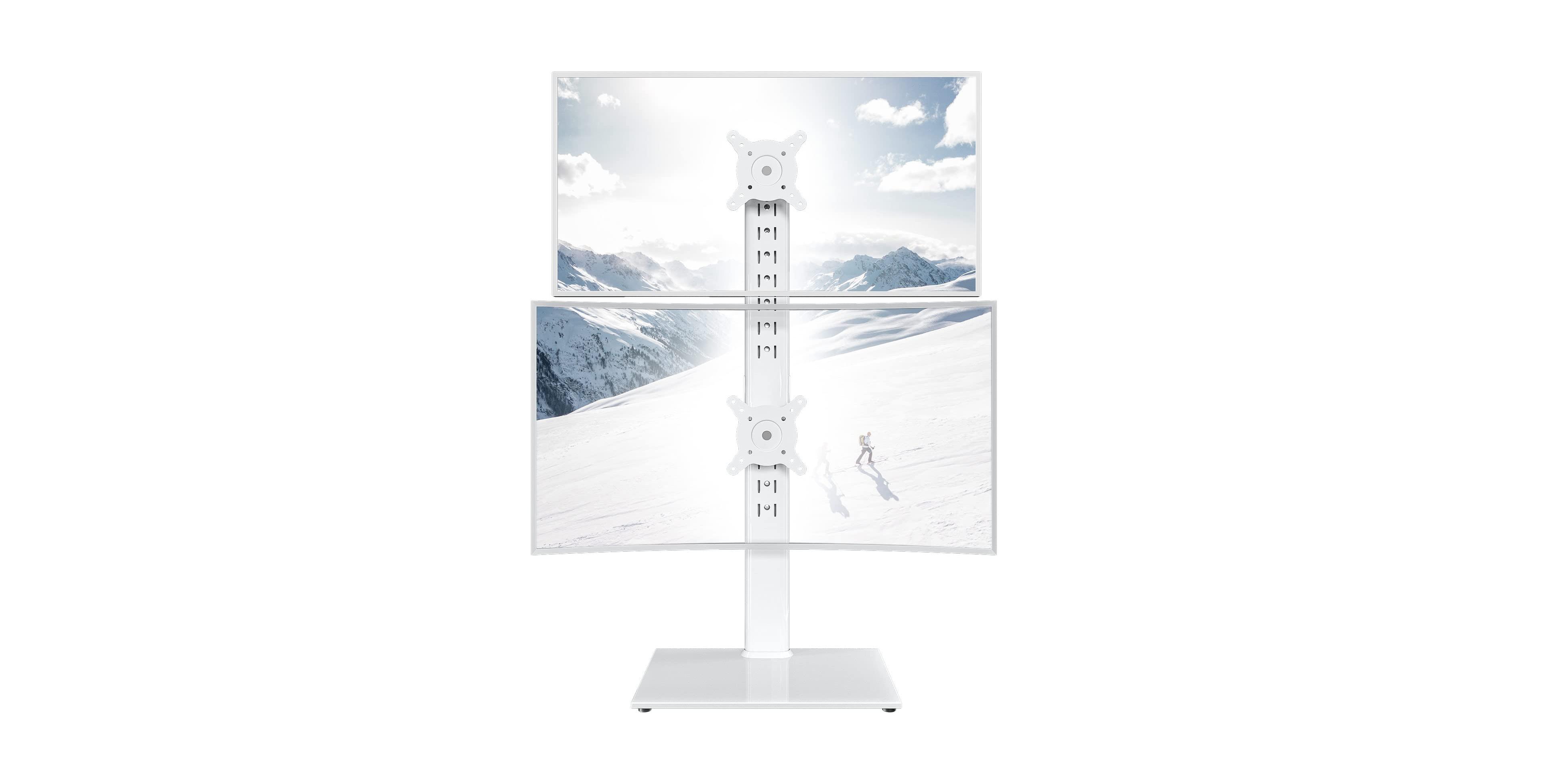 Lofree Height-Adjustable Vertical Dual Monitor Stand for 13"–34" Screens