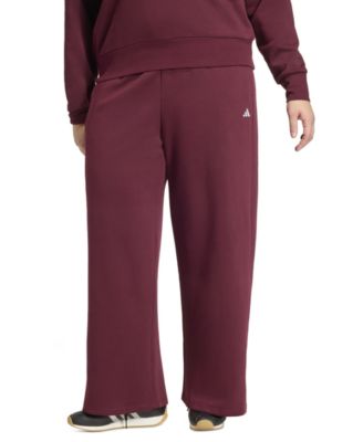 Plus Size Essentials Fleece Mid-Rise Sweatpants