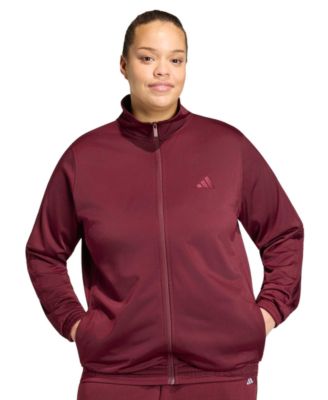 Plus Size Essentials Tricot Three Stripes Track Jacket