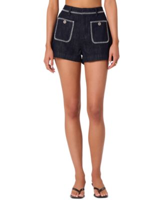 Women's Bonnie Embroidered Cotton Shorts