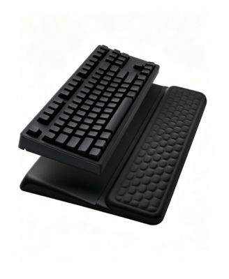 2 in 1 Adjustable Keyboard Stand With Wrist Rest Support Memory Foam