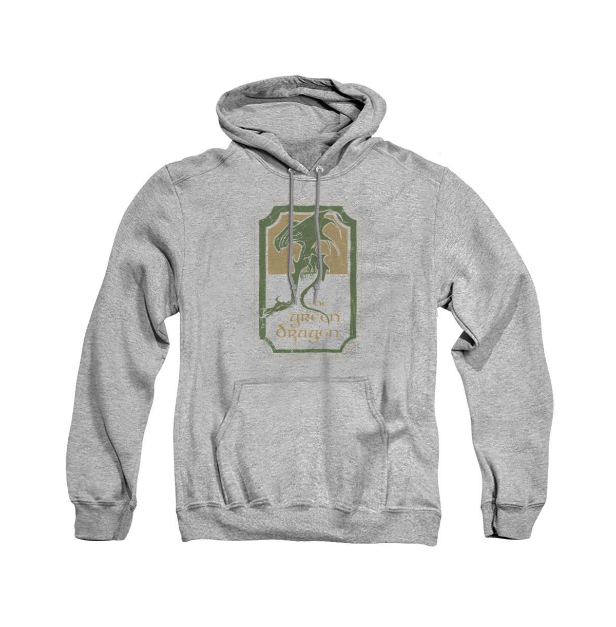 Lord Of The Rings Men's Dragon Tavern Graphic Pull-Over Hoodie - Athletic heather