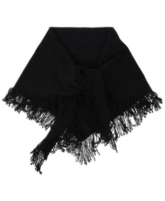 Knitted Triangle Scarf